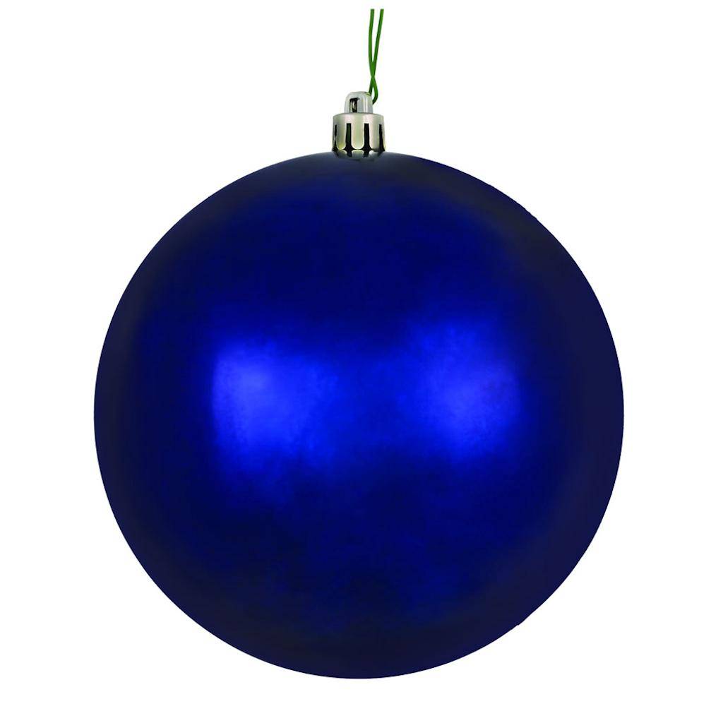 Vickerman 3" Midnight Blue Shiny Ornament (set of 12)