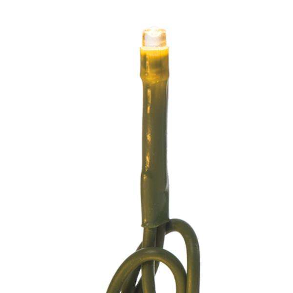 144 Light 24' Green Wire Warm White Wide Angle LED Lights with 2" Spacing - Image 2