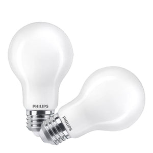 9 watt 120 volt A19 Medium Screw Base LED Light Bulb (2 Pack)