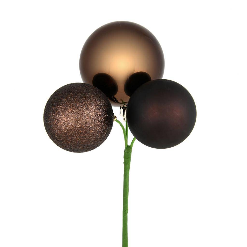 18" Chocolate Pick Christmas Decoration (4 Pack)