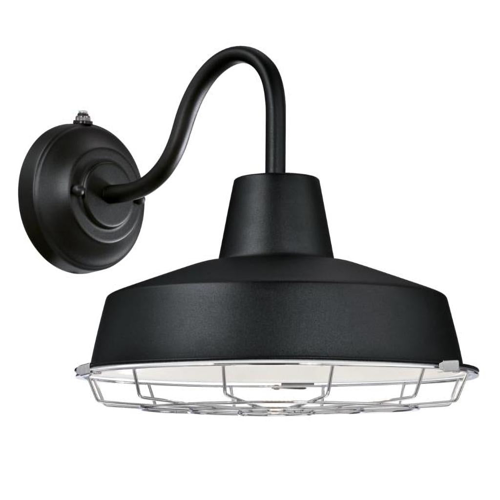 Westinghouse 1 Light 15 watt 3000K Black LED Wall Fixture with Removeable Luster Cage
