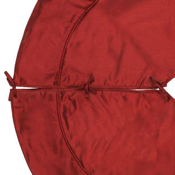 54" Burgundy Colorway Tree Skirt - Image 2