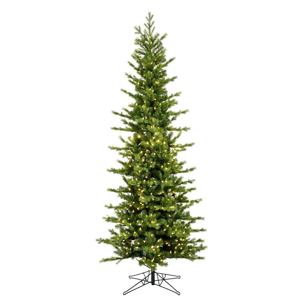 Vickerman 9' x 43" Artificial Moutauk Pencil Pine 1150 Warm White Lights