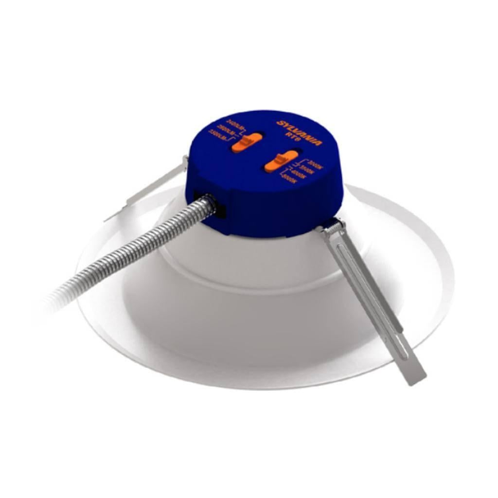 8" Selectable watt 120/277 volt CCT Selectable LED Downlight