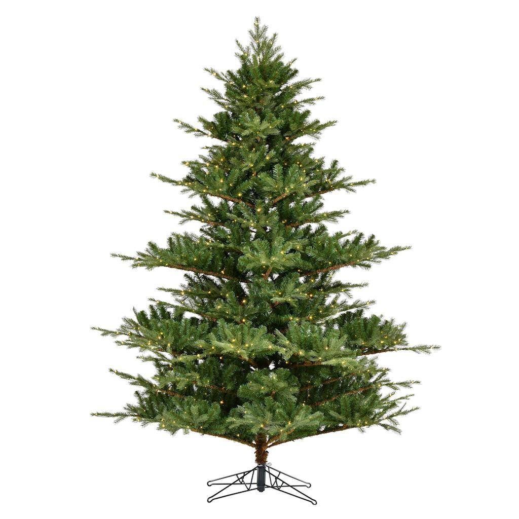 Vickerman 7.5' x 67" Sherwood Fir Pine 1500 Warm White Lights Artificial Christmas Tree