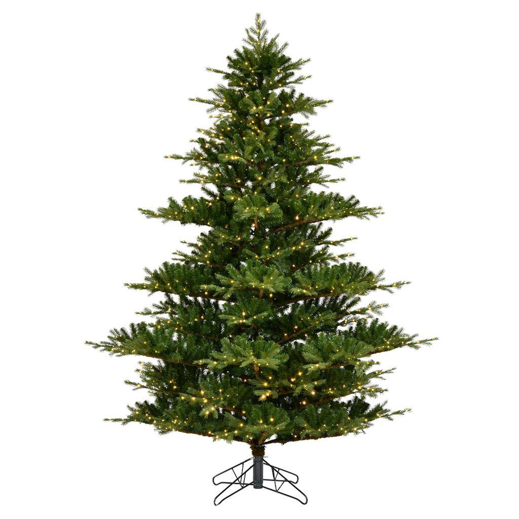 Vickerman 9' x 81" Artificial Sherwood Fir 2100 Warm White Lights Christmas Tree