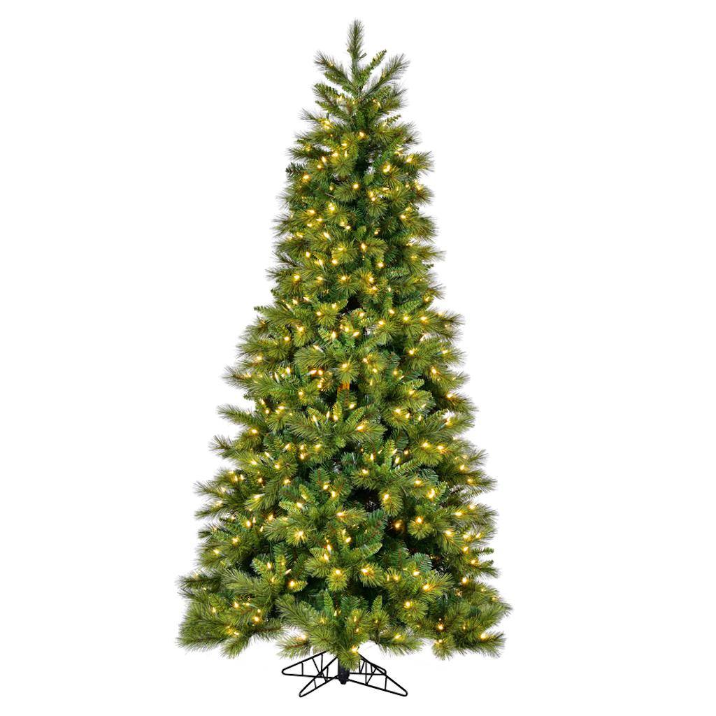 Vickerman 6.5' x 40" Artificial Brighton Pine 500 Warm White Lights Christmas Tree