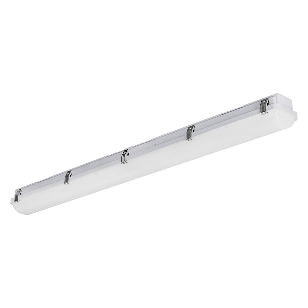 Sylvania 48" 20/30/40/50 watt 120/347 volt CCT Selectable Dimmable LED Vapor Tight Light Fixture
