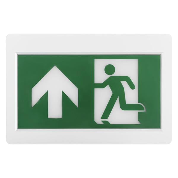 2 watt 120/347 volt Green Self Diagnostic LED Exit Sign - Image 2