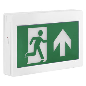 2 watt 120/347 volt Green Self Diagnostic LED Exit Sign