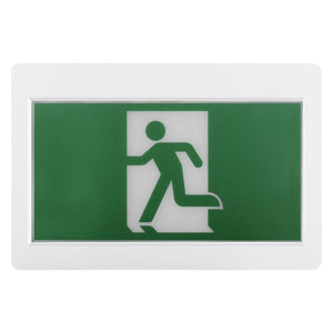 2 watt 120/347 volt Green Self Diagnostic LED Exit Sign - Image 4