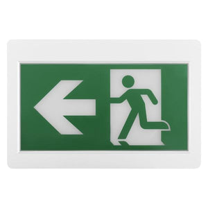 2 watt 120/347 volt Green Self Diagnostic LED Exit Sign - Image 3