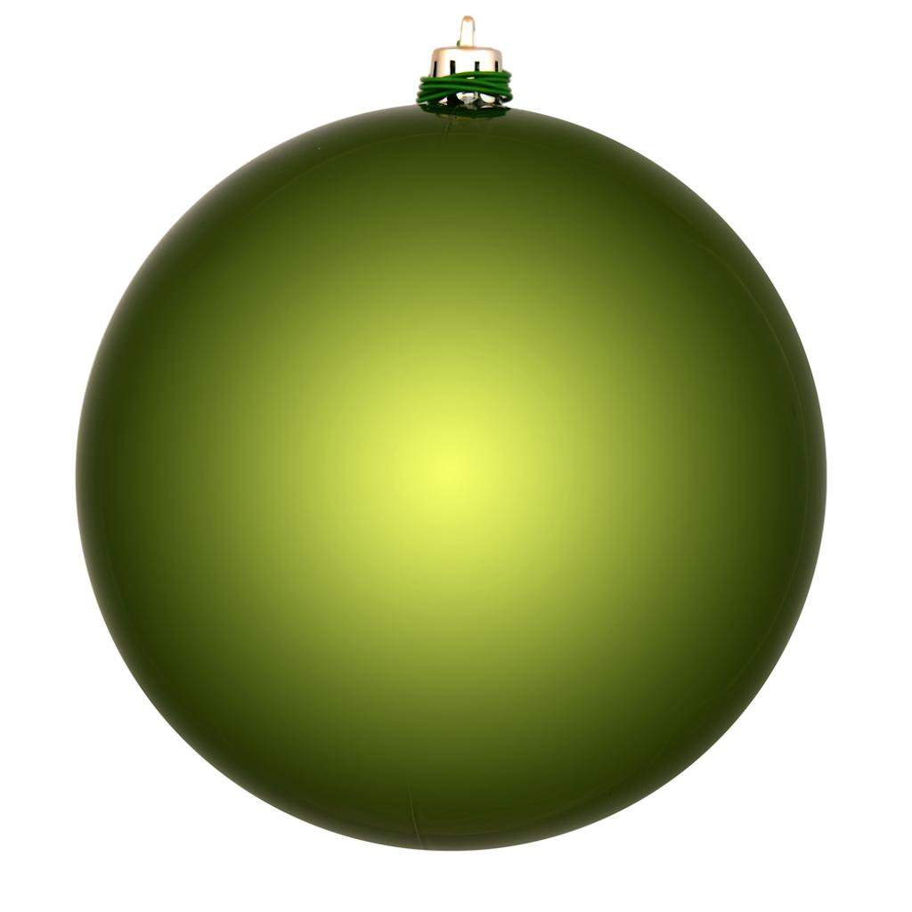 Vickerman 12" Juniper Shiny Ball Drilled Christmas Ornament