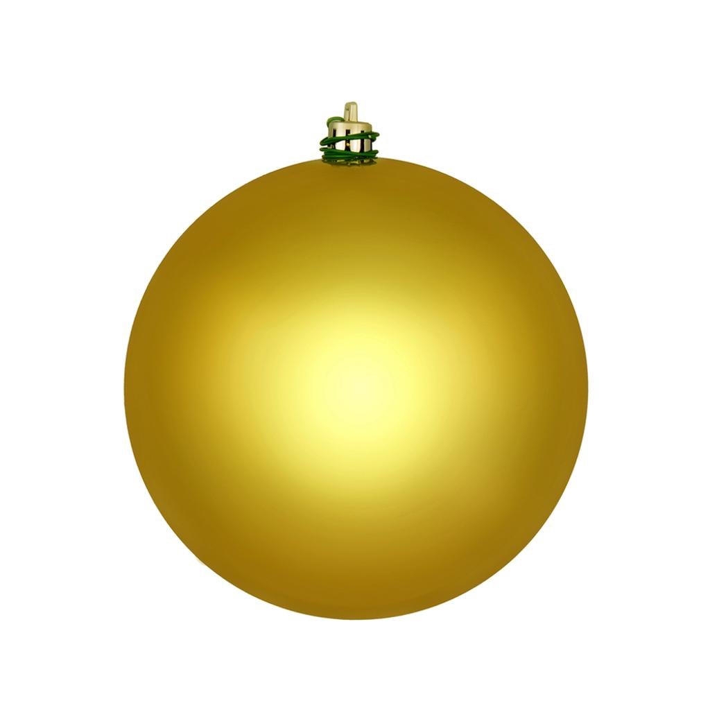 Vickerman 4" Medallion Shiny Ball Christmas Ornament (6 Pack)