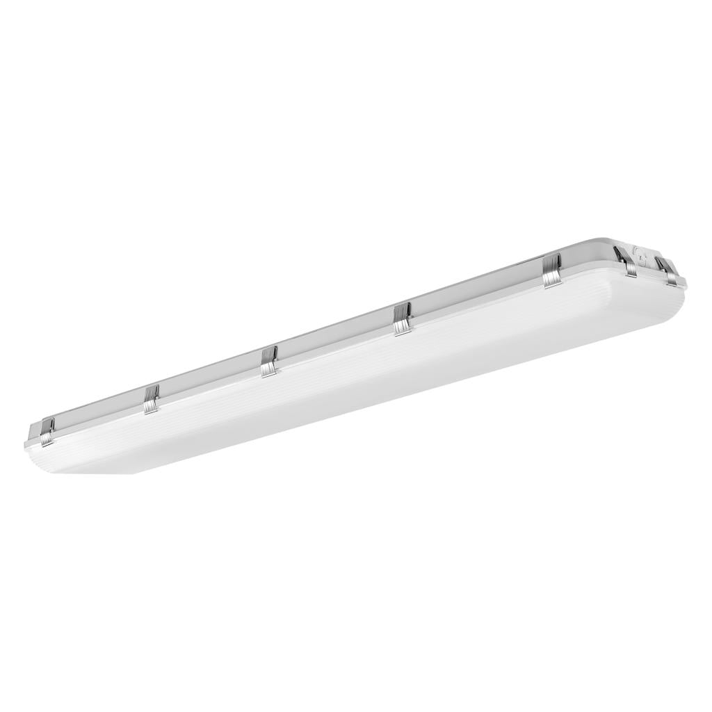 Sylvania 4' Selectable watt 120/347 volt CCT Selectable LED Wide Vapor Tight Fixture