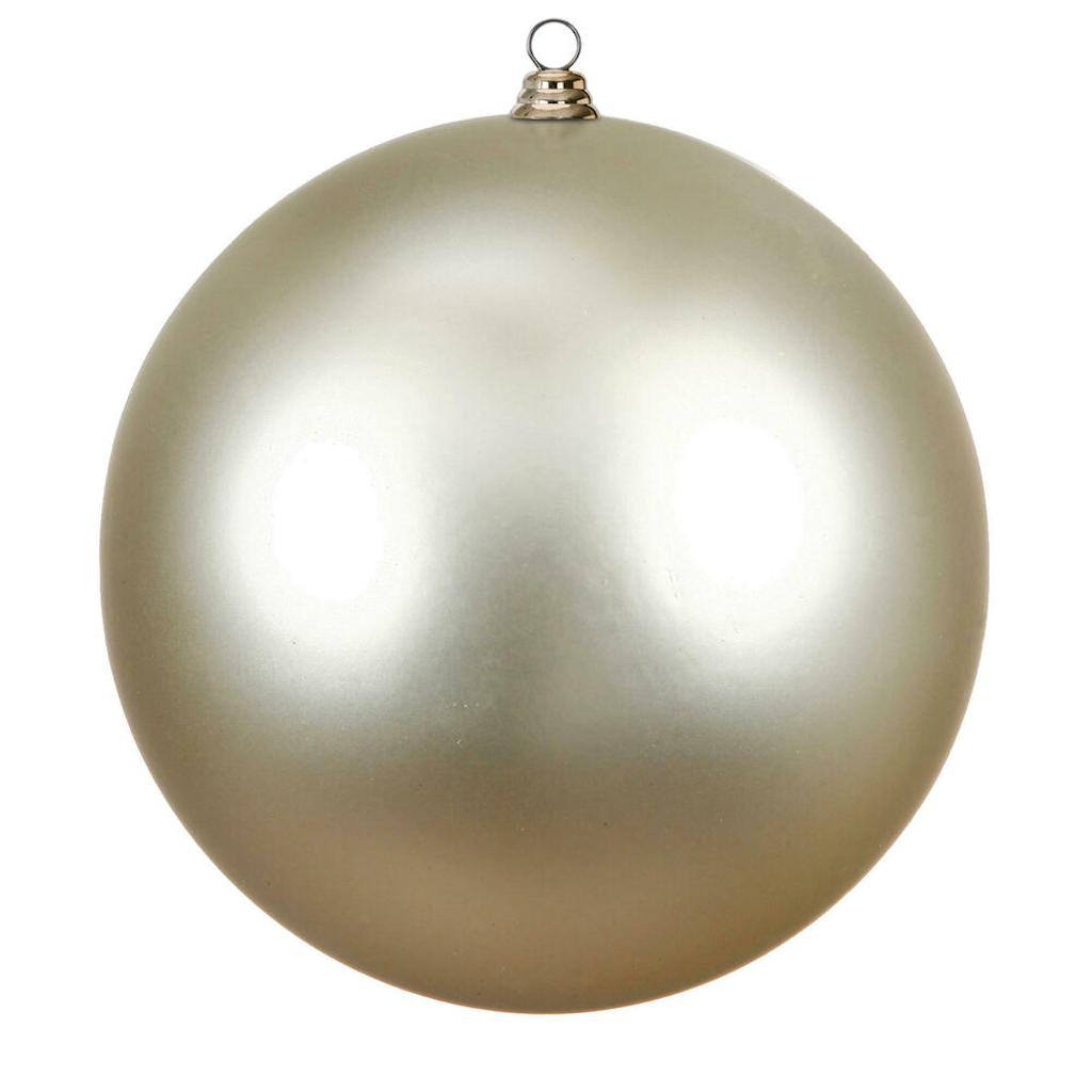 Vickerman 15.75" Champagne Matte Ball Ornament