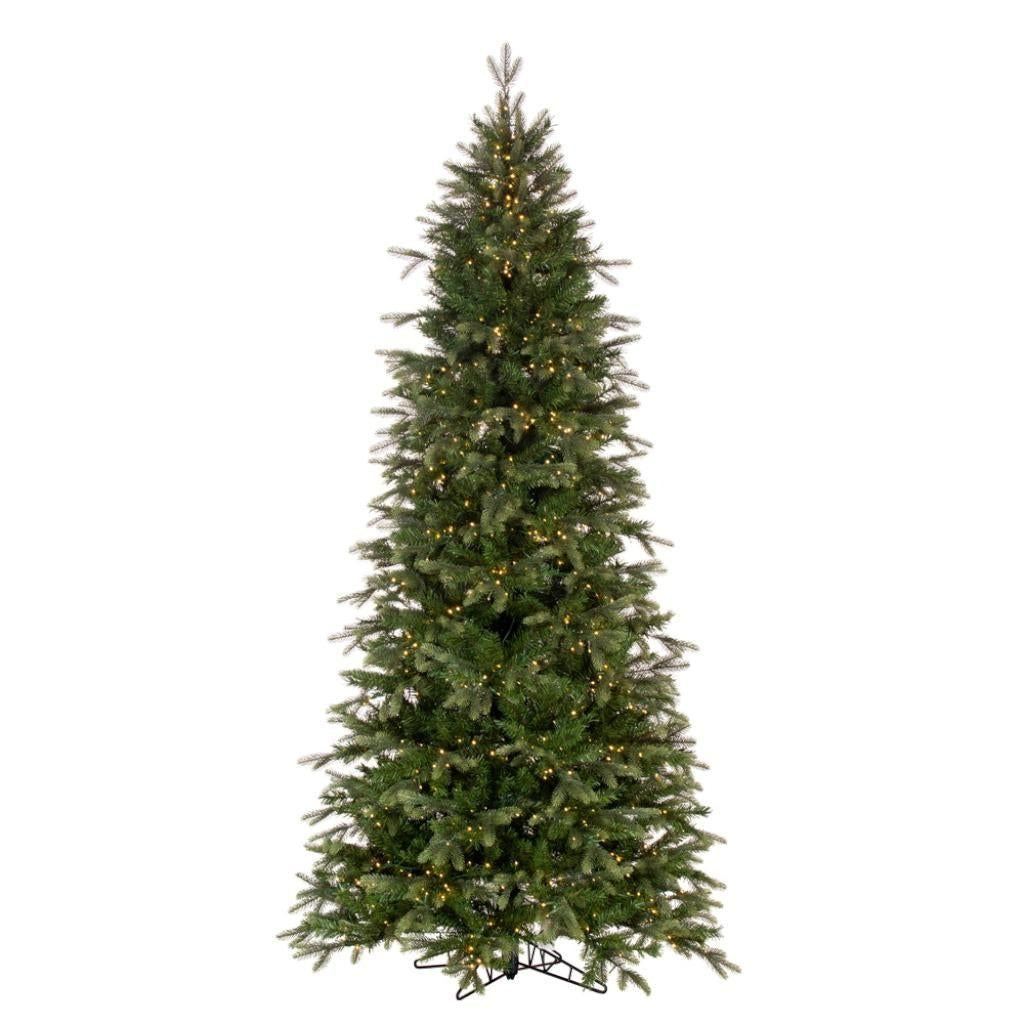 12' x 62" Douglas Fir Slim 3200 Light Warm White Artificial Christmas Tree