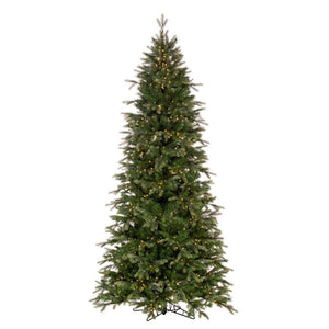 12' x 62" Douglas Fir Slim 3200 Light Warm White Artificial Christmas Tree