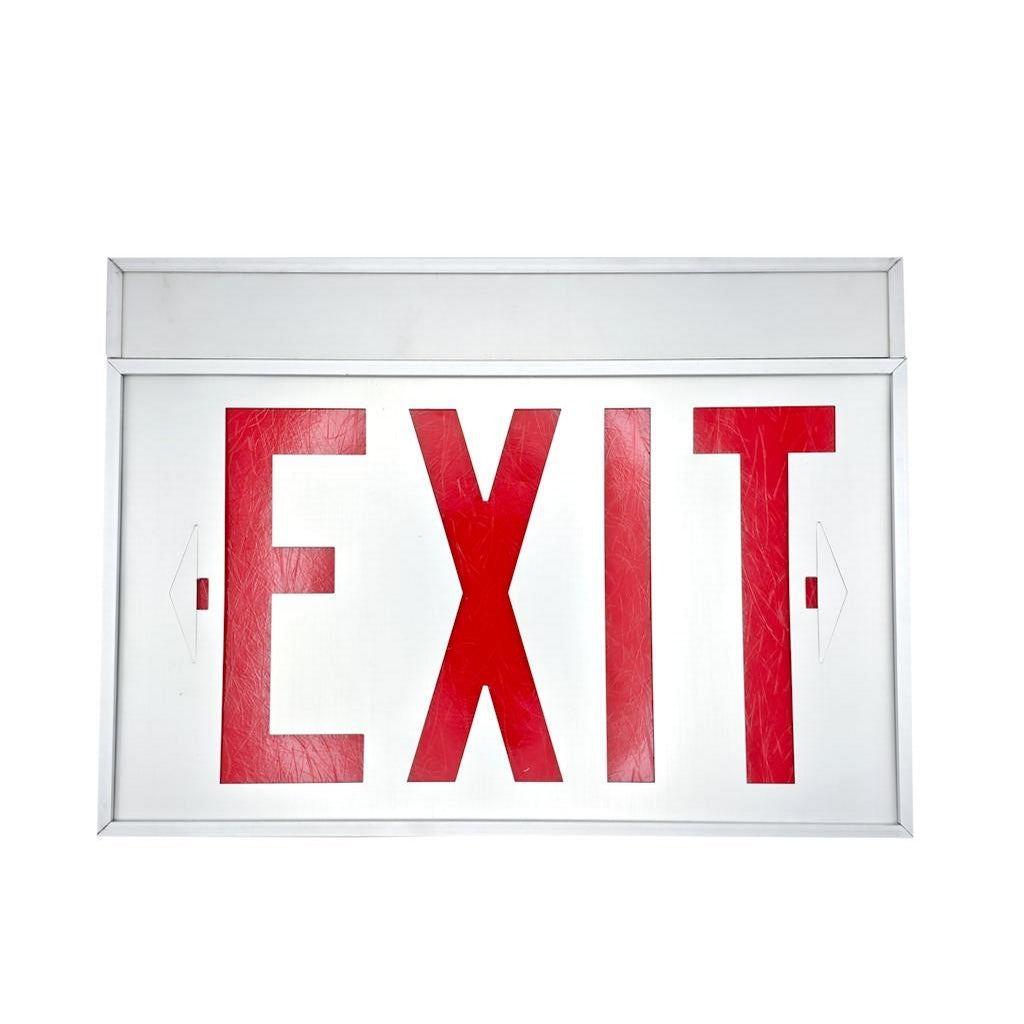 120/277 volt LED Double Face Exit Sign