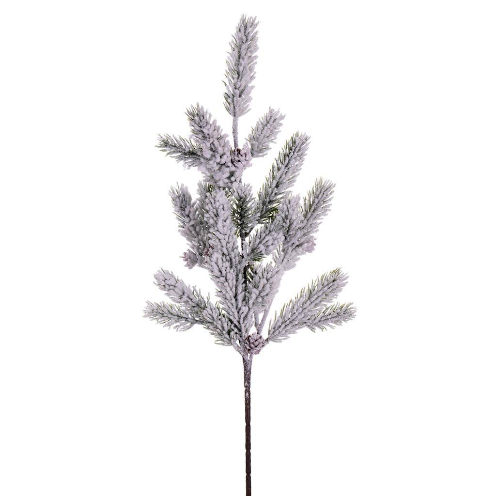 Vickerman 19.5" Artificial Snowy Glitter Spray (4 Pack)