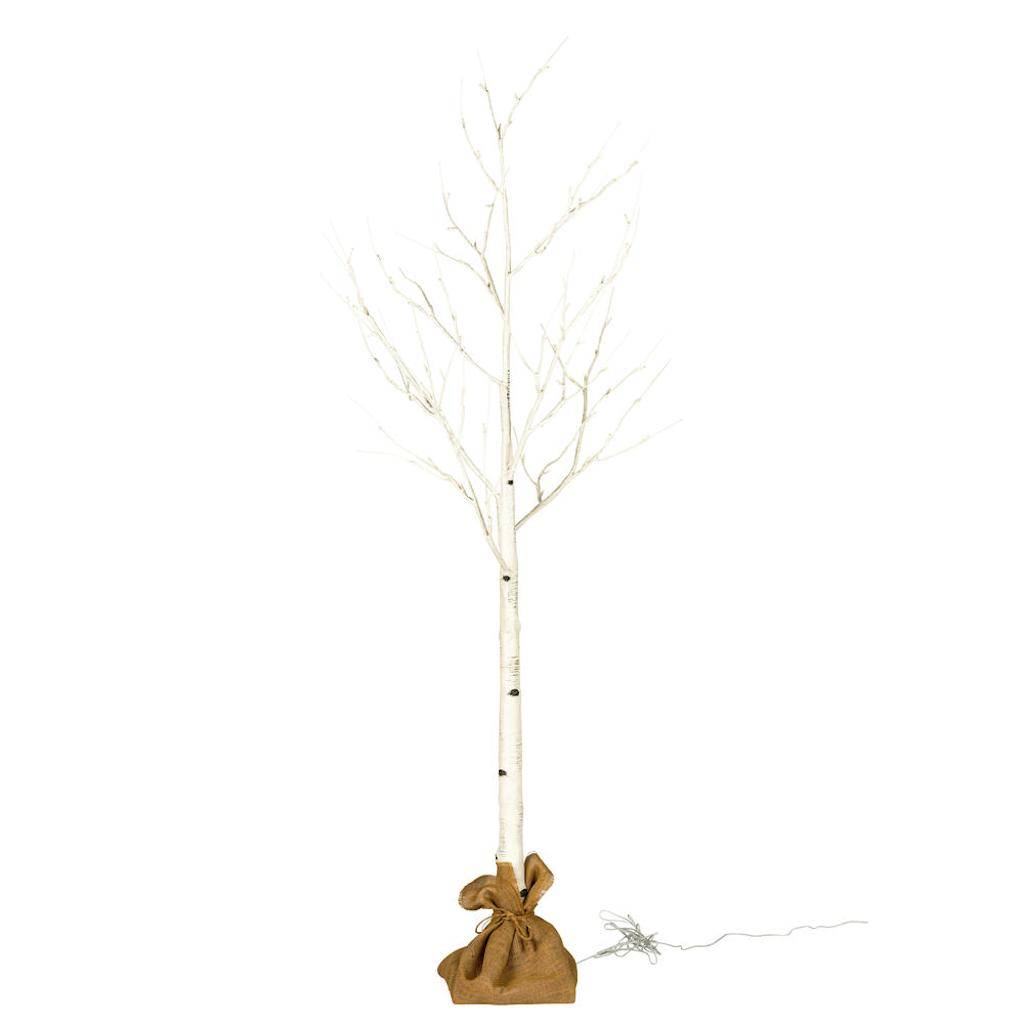 Vickerman 6' LED Warm White Artificial Birch Twig Tree
