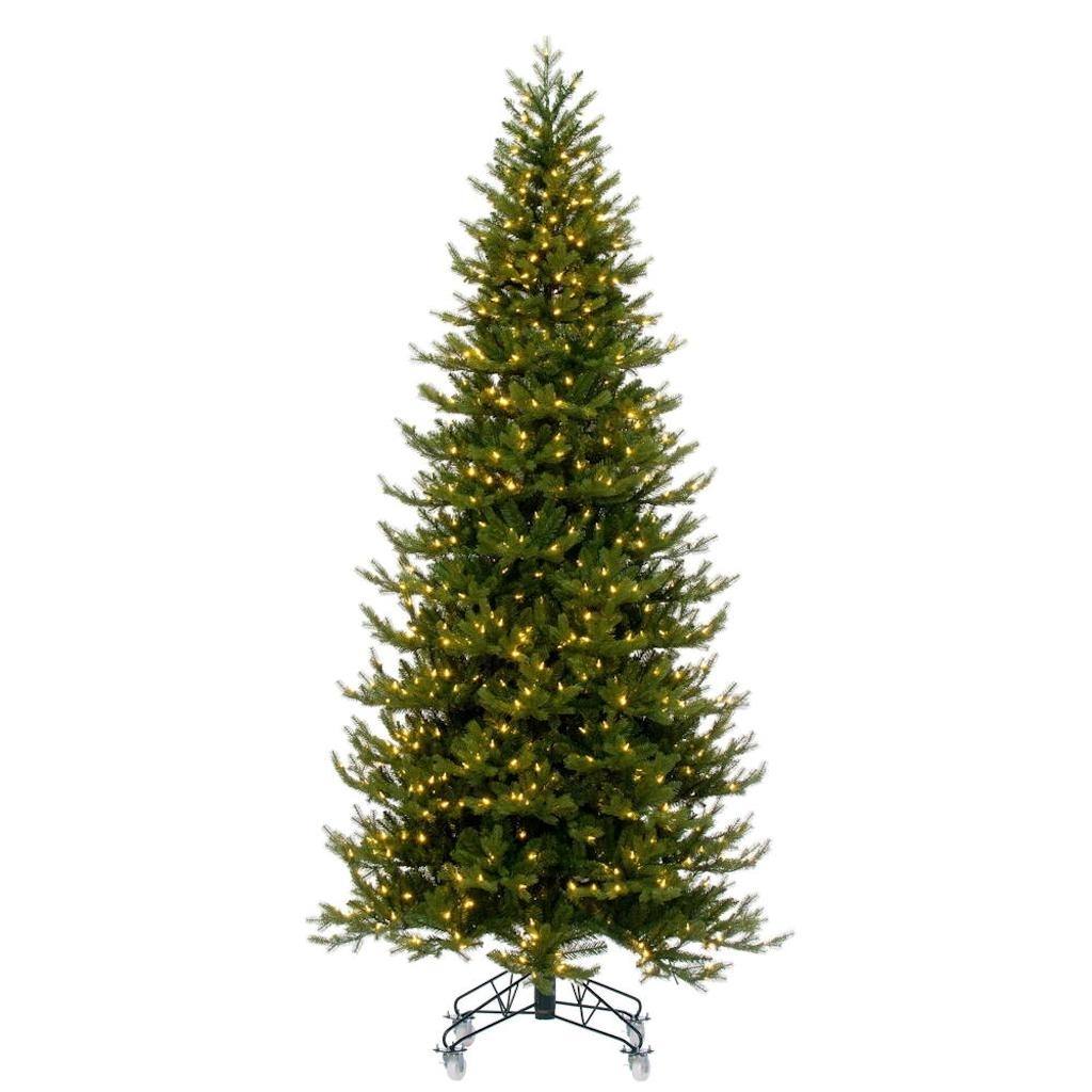 Vickerman 9' x 54" Artificial Washington Fra 900 Warm White LED Lights