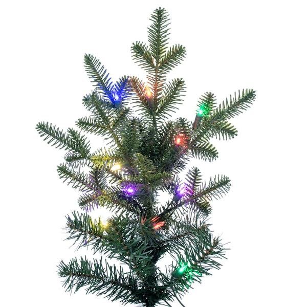 7.5' x 46" Artificial Georgian Fraser Fir 650 Multi-Color Dura-Lit® Lights - Image 2