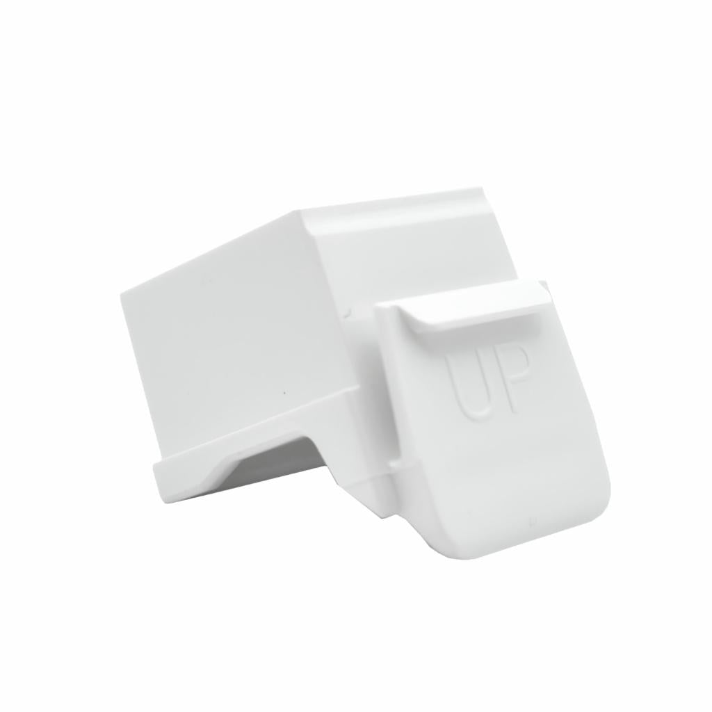 Leviton White QuickPort Snap-In Blank Insert Module (10 Pack)