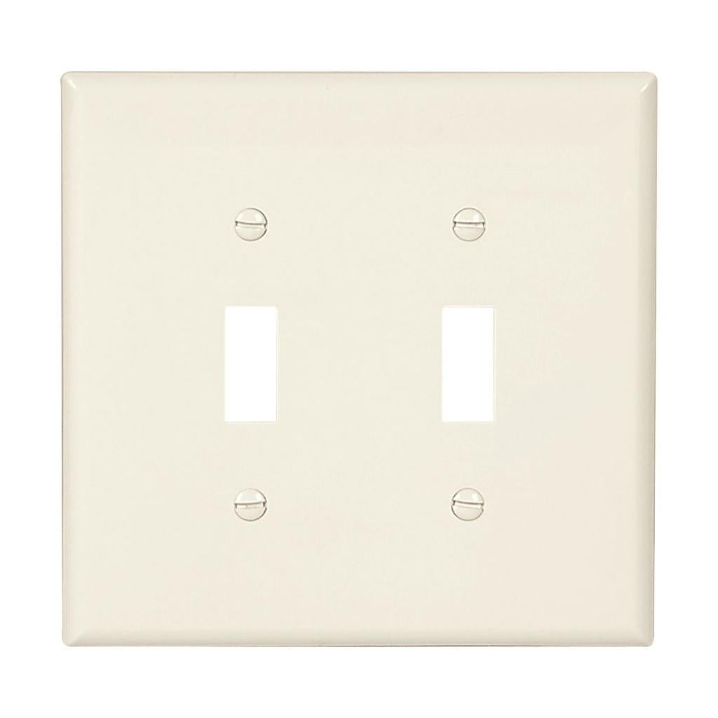 Eaton 2 Gang Toggle Switch Wall Plate