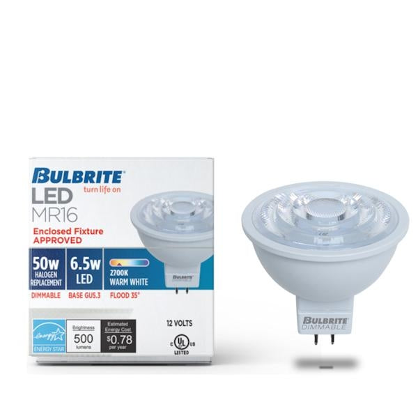 Bulbrite MR16 6W 2700K LED Light Bulb