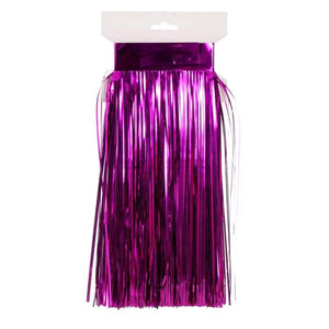 10' x 12" Fuchsia Icicle Tinsel Curtain (4 Pack)