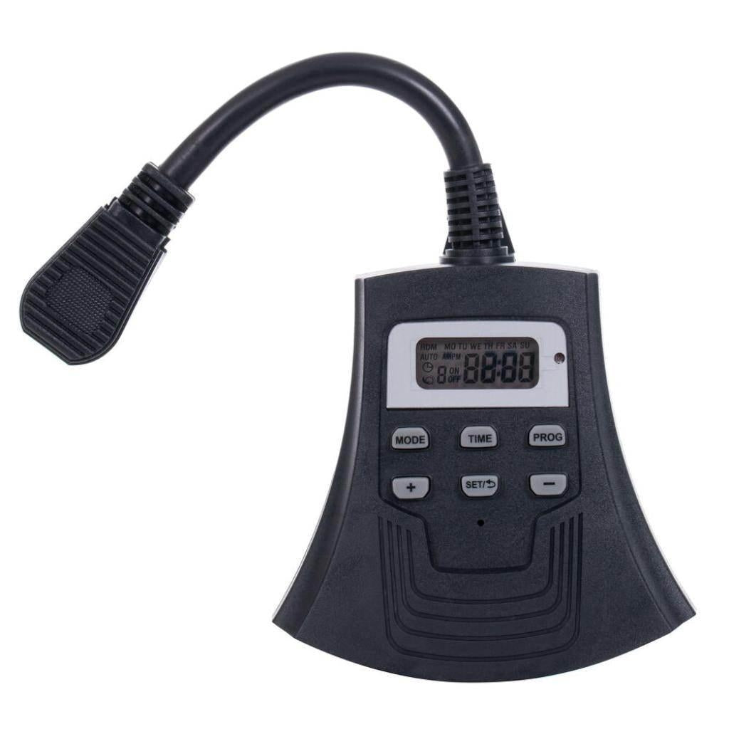 Outdoor 125 volt 3-Outlet 7-Day Digital Timer