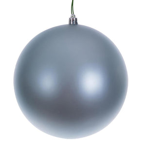 10" Baby Blue Matte Seamless Ball Ornament