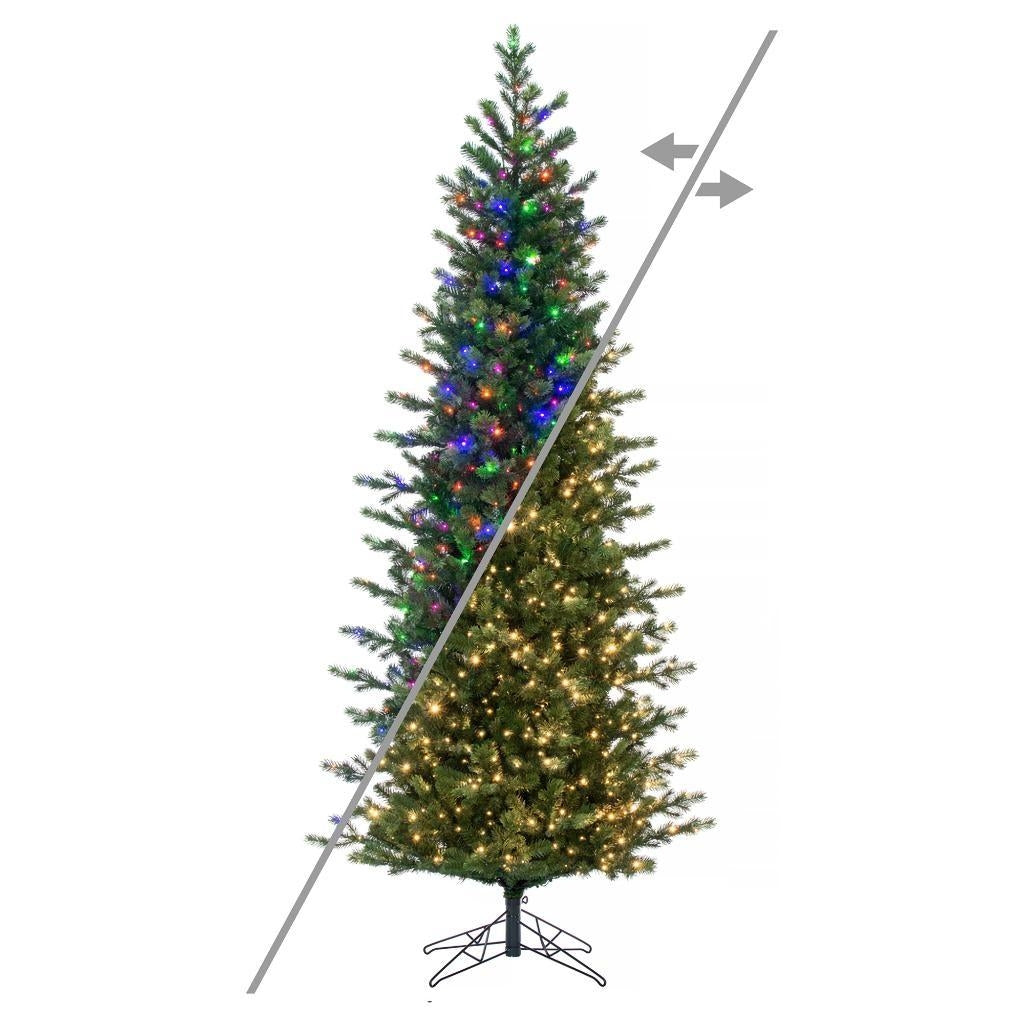 10' x 42" Eagle Fraser Slim 1200 LED Light Prelit Artificial Christmas Tree