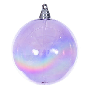 6" Lavender Iridescent Ball Ornament (2 Pack)