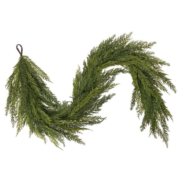 Vickerman 72" Green Deluxe Cedar Garland Artificial Christmas Garland