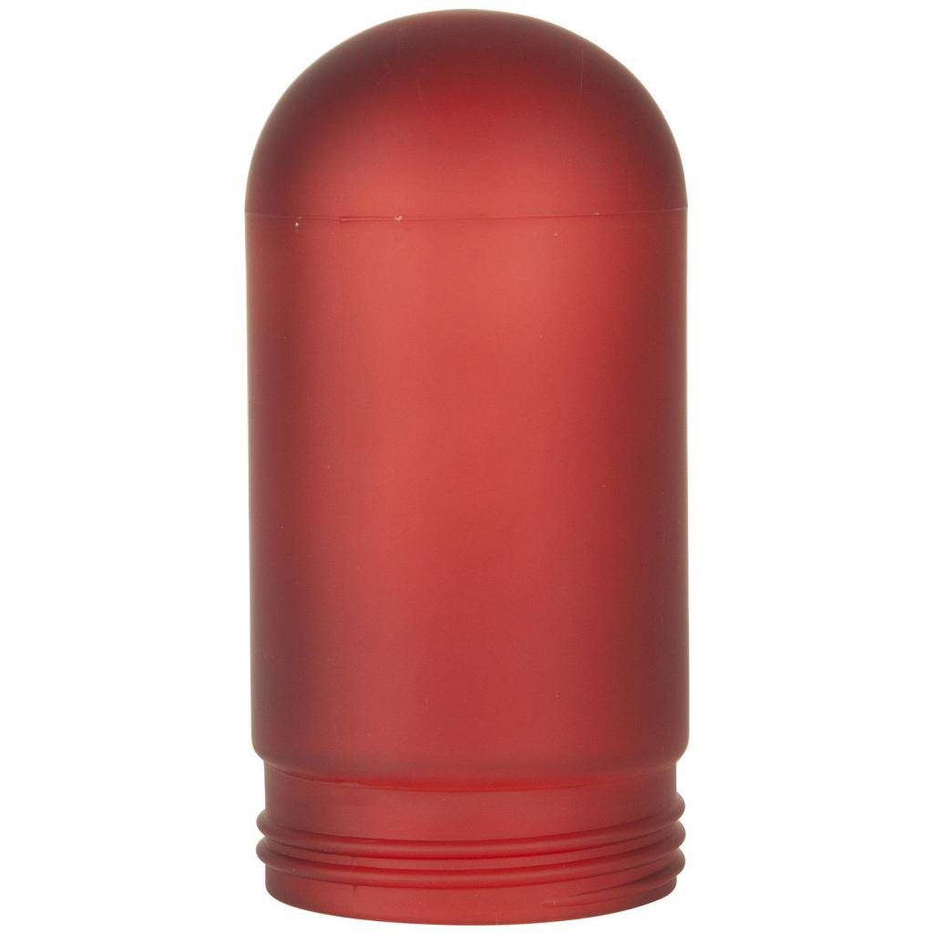 Sunlite 1 Lamp Glass Red Weather Tight Fixture