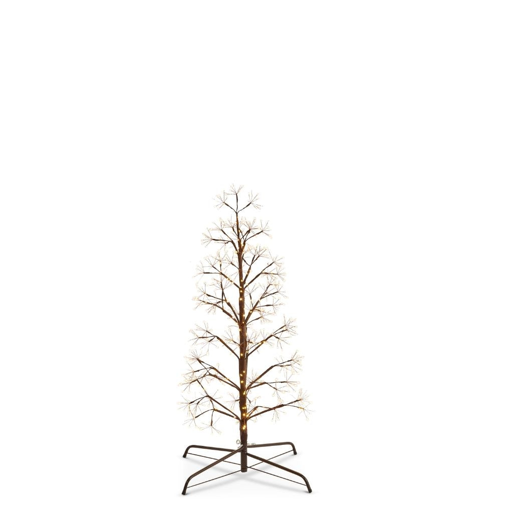 RAZ Imports 4' 624 Light - Brown Fairy Light Tape Pod Tree