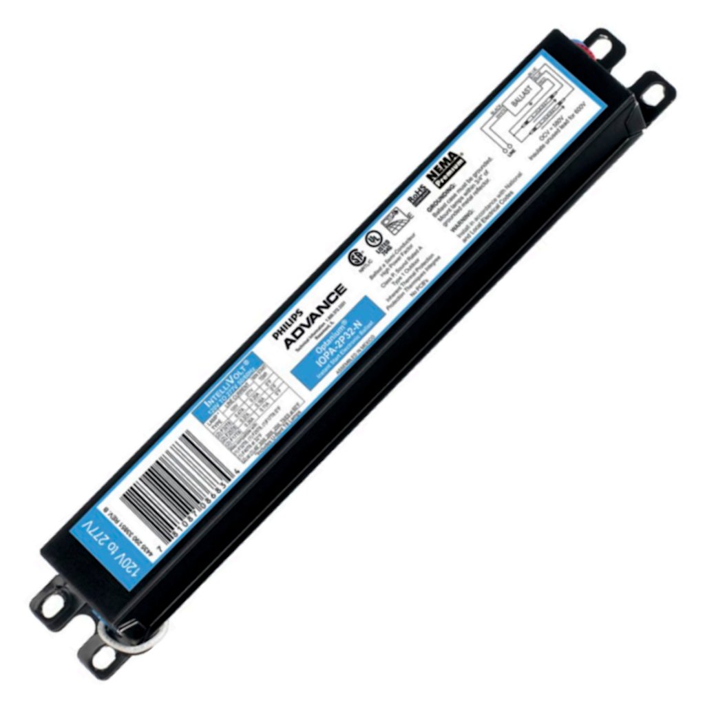 3-4 Lamp 120/277 volt T8 Programmed Start Optanium Fluorescent Ballast 1
