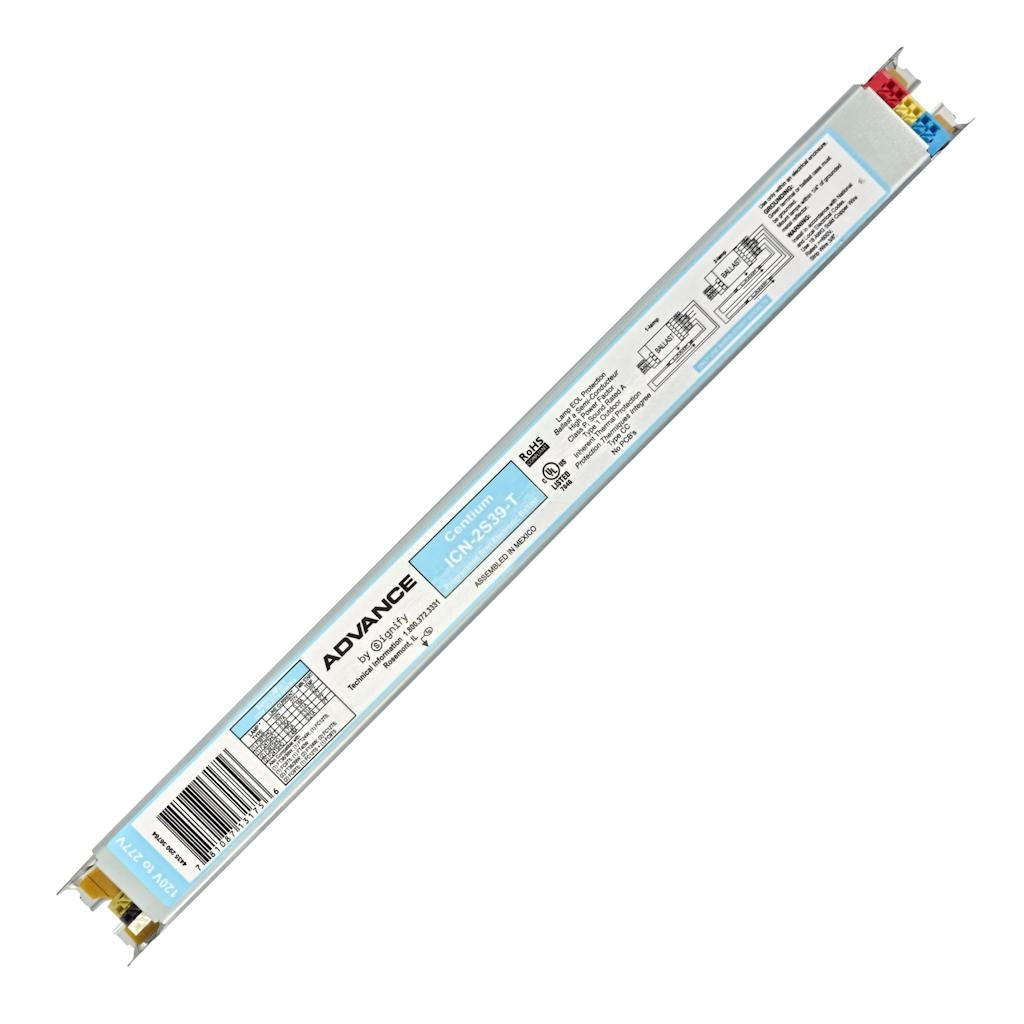2 Lamp 120/277 volt Fluorescent Ballast for (2) F39T5/HO 1