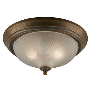 2 Light Cozumel Gold Ceiling Light Fixture 1
