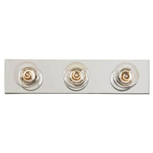 3 Light Chrome Wall Light Fixture 1