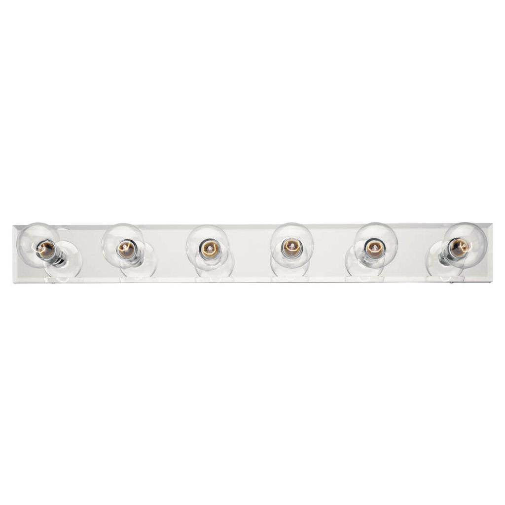 6 Light Beveled Mirror Wall Light Fixture 1