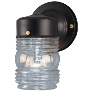 1 Light Black Outdoor Light Fixture 1