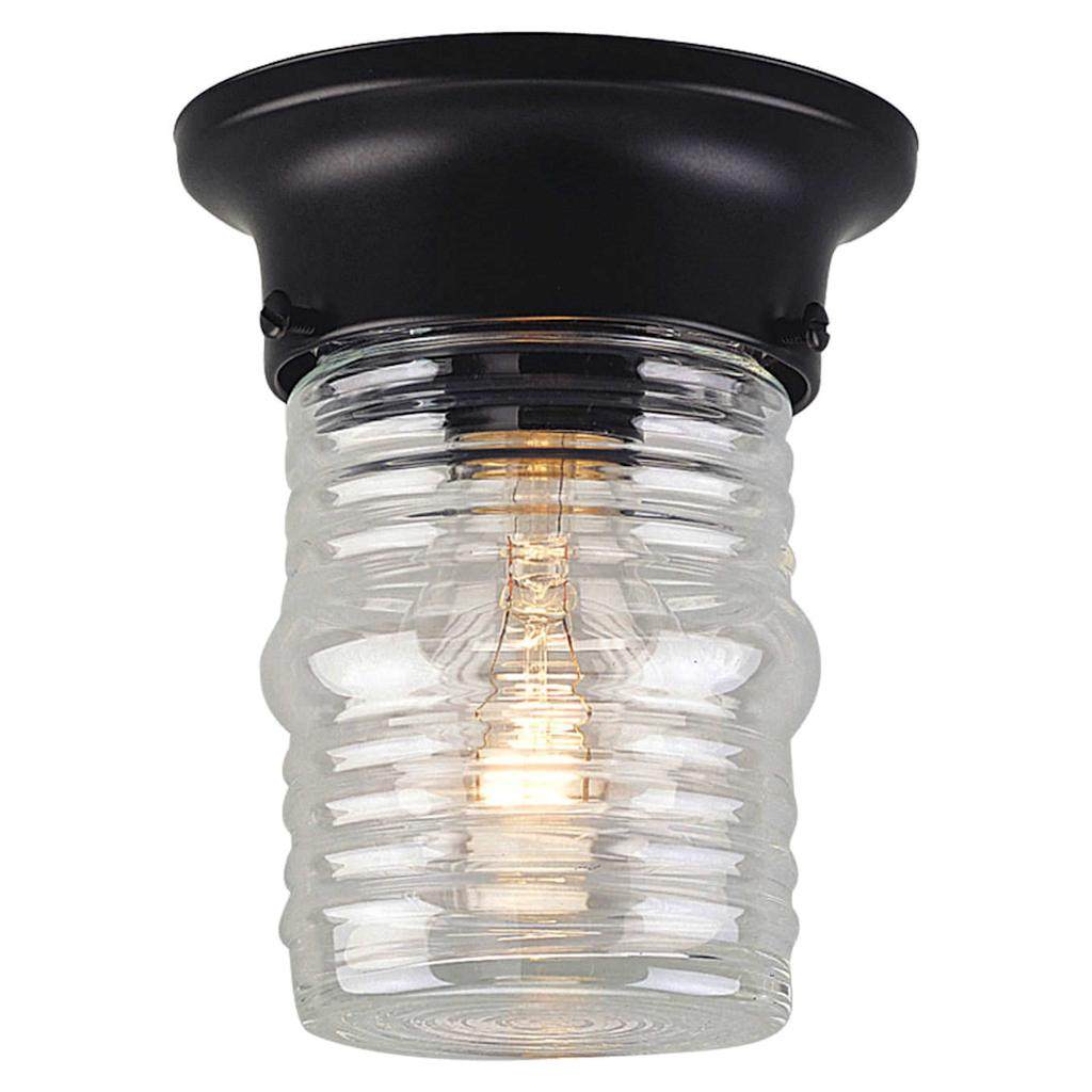 1 Light Black Outdoor Light Fixture 1