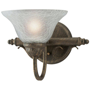 1 Light Ebony Bronze Wall Light Fixture 1