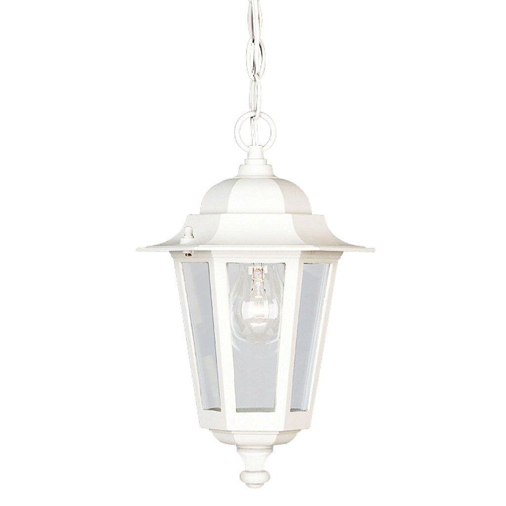 1 Light White Ceiling Light Fixture 1