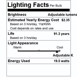 40" 19.5 watt 120 volt CCT Selectable LED Dimmable Linkable Under Cabinet Light Fixture 2