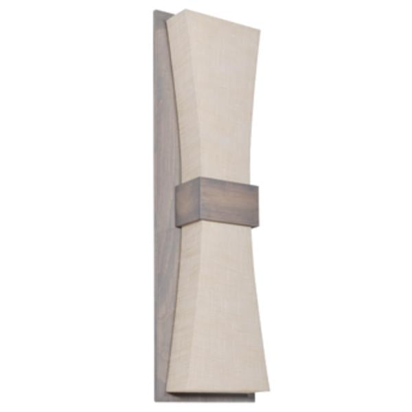17 watt 120/277 volt Weathered Grey / Linen White Aberdeen Dimmable LED 1