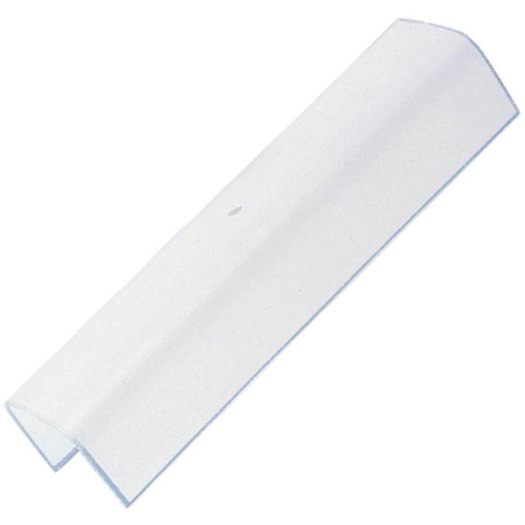 12" White Channel Glass 1